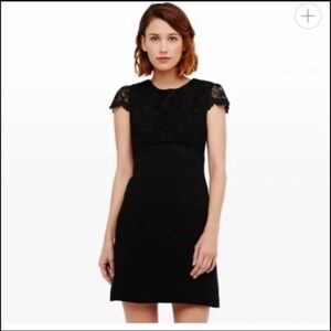 Club Monaco Black Lace Mini Dress